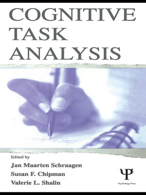 cover image of Cognitive Task Analysis